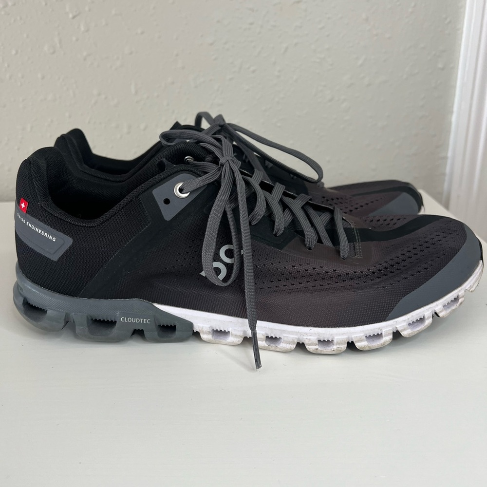 On Running Black and Gray Sneakers - Picture 3 of 6